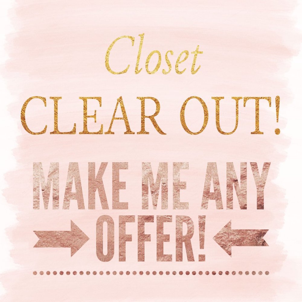 CLOSET CLEAR OUT! Make me ANY offer. ❣️